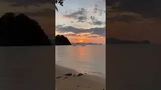 El Nido Sunset 🌅✨🧡