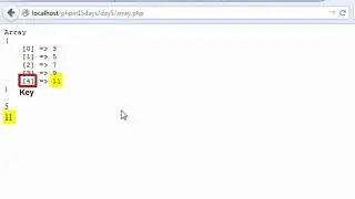 PHP Day 5 Positioning And Valuesin Array