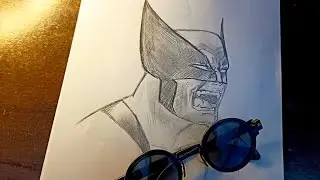 Wolverine From Comic Drawing l Timelapse ❤️
