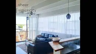 Sheer Curtain Inspiration! A collection of sheer curtain installations from Mr Blinds NZ