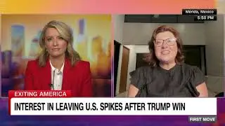 Americans moving abroad after presidential election