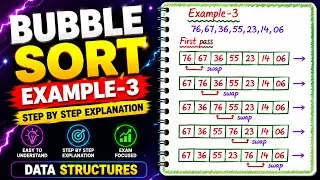 Bubble Sort Example-3 in Data Structures notes by LahariLectures | Data Structures | Bubble Sort 