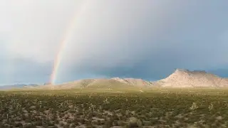 Rainbow in the Northern Arizona Desert 