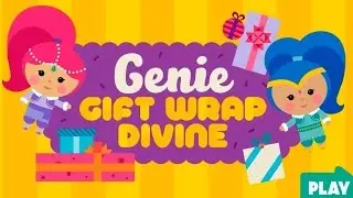 Paw Patrol, Shimmer and Shine - Genie Gift wrap divine Holiday Workshop. Games kids