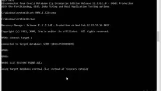 How To Recover Drop Table Using RESTORE POINT  2 of 2
