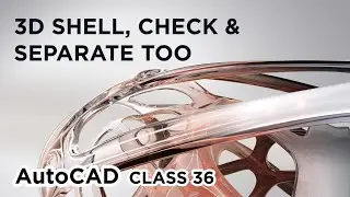 AutoCAD 3D Shell Tool, Check Tool & Separate Tool  | AutoCAD Tutorial