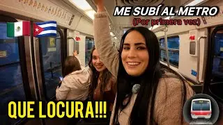 🇲🇽 ¿Es tan peligroso como dicen? 🚇 Cubana entra al Metro de CDMX por primera vez. 🫣