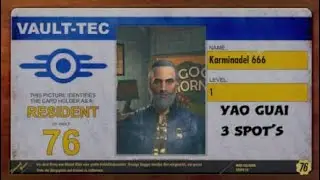 Fallout 76 Yao Guai finden 3 Spot's