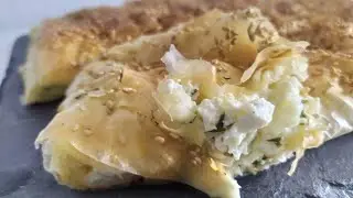 Delicia casera arabe pan de queso y yogurt/فطيرة محشوة بالجبن و زيت الزيتون 😎😋😋😋