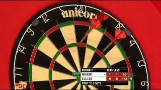 Peter Wright vs Joe Cullen   World Darts Championships 2014 First Round360p H 264 AAC