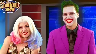 JOKER & HARLEY QUINN do the News - Batman hilarious Parody! TheSeanWardShow