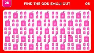 Find The Odd Emoji Out | Emoji Quiz