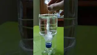 Cotton Bud Experiment With Vinegar #shorts