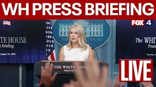 🔴LIVE: White House Briefing,  Press Secretary Karoline Leavitt Briefs Media | FOX 4 News