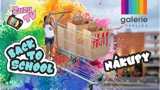 BACK TO SCHOOL NÁKUPY! 🎒📚 Co jsme pořídili v Galerii Teplice? 🛍✨