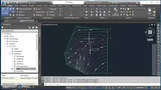 Редактирование границы и стиля поверхности в Civil 3D