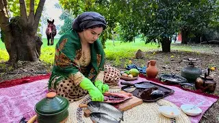 Rustic Village Girl Cooking: Fresh Salmon with Pure, Natural Flavor