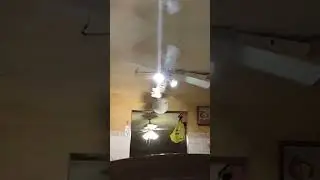 Wobbling fan compilation part 1 #ceilingfan #wobbling #shorts #fans