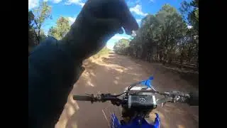 YAMAHA WR450 LOWER BOWN RESERVOIR UTAH CAPITAL REEF NP