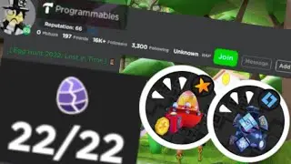 [ROPRO EGG HUNT 2022] HOW TO GET THE DEVELOPER AND INFLUENCER EGGS in ROPRO Egg Hunt 2022!