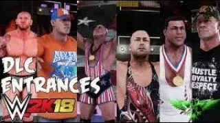 WWE 2K18 Cena NUFF & Deluxe Edition (All DLC Entrances Signatures & Finishers)