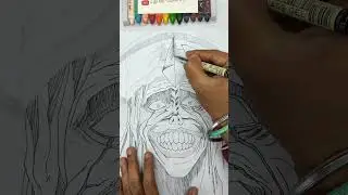 drawing smiling statue 😈😈#shorts ❤️💯💯😱😱😱😱😈😈😈👍