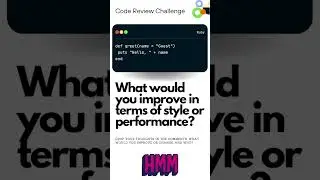 Code Review Challenge 2 | Talk.rb #ruby  #bestpractices #codereview #programminglanguage