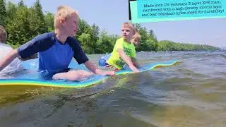 Cooling the whole summer with CTSC water lilypad floating mats with TONS of FUN!!!