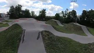 Kinetic park pump track