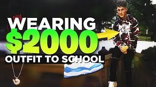 CRAZY $2,100 HYPEBEAST Outfit- First Day Of HighSchool!! (LV, Gucci, Supreme, BAPE)
