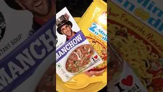 Soupy maggi noodles with Ching's manchow