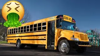 A KID THREW UP ALL OVER MY SCHOOL BUS!