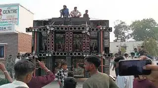 Dj Dhadkan Meerat Sound Testing Mohammadabad Gohna Laxmi Puja Visarjan Roadshow 