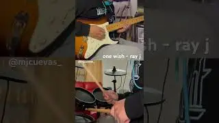 One wish - Ray J (Electric guitar & Drums cover) #guitar #electricguitar #cover #music