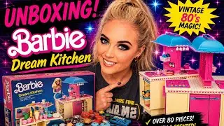 Barbie Dream Kitchen in the 1985 Barbie Dream House 