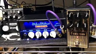 Friedman Smallbox overdrive pedal + Hughes & Kettner Spirit of vintage + Strymon Iridium Soundcheck