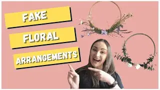 HOW TO MAKE FAKE FLORAL ARRANGEMENTS - Cheap & Easy Wedding, Event, Home Decor - Part 3