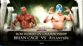 AEW WrestleDream 2024 Atlantis Jr vs Brian Cage for the ROH World Television Championship