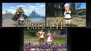 FFXIV: Patch 5.41 Special Site Updates! New Glam, Mount & Emotes!