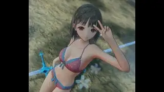 【陽桜莉ちゃん　単騎でチャレンジ】BLUE REFLECTION TIE/帝　オール水着/みずあびわんわん　#BIKINI　#比基尼　#비키니　#ビキニ　#水着　#DLC