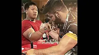 Kimkima v/s Denic edits 💀 ! Can Abhas defeat Denic COMMENT ! #armwrestling