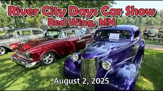 COOL CAR SHOW !! River City Days Car Show August 2 2025 - classic cars - muscle cars - hot rods