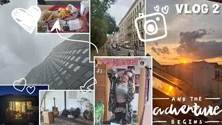 Tour around LEIPZIG (First days working, meeting new people, making food ect) | Vlog 2