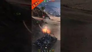 Орудие Ares 75 перегрелось, но коллега спас его. World of Tanks #wot #shorts