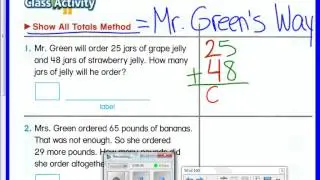 Two-Digit Addition: Show All Totals Method