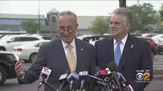 Sen. Schumer, Rep. King Rally For Bipartisan Gun Legislation