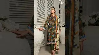 How to Style Paltar branded Khaddar Viscose 3 Piece Suit | Affordable and Trendy #shorts