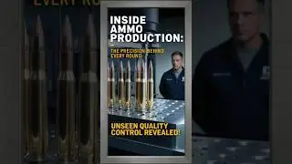 The Bullet Quality Control in Ammunition Production: Secrets Revealed! #shorts