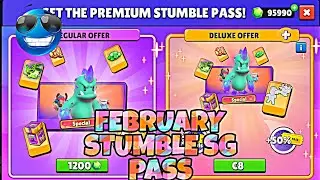 NEW STUMBLE PASS || MONSTER THEME👿 Stumble guys #stumbleguys 