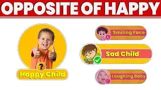 Opposite Words Quiz for Kids | Learn Opposites Easy & Fun